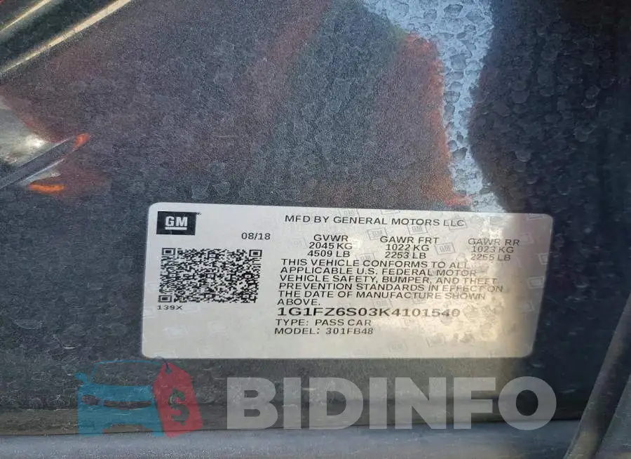 1G1FZ6S03K4101540 Photo# 12