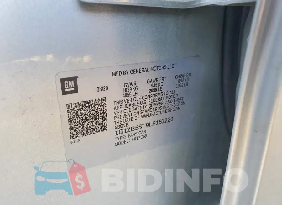 1G1ZB5ST9LF153220 Photo# 12