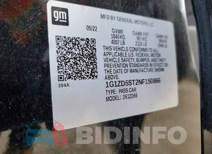 1G1ZD5ST2NF150866 Photo# 12