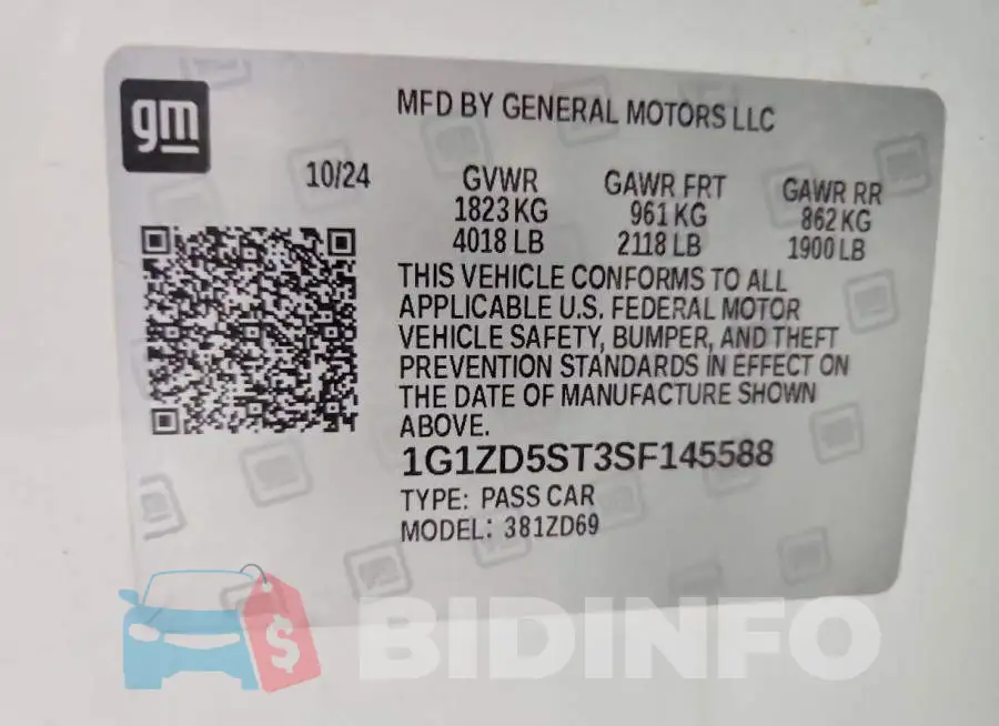 1G1ZD5ST3SF145588 Photo# 12