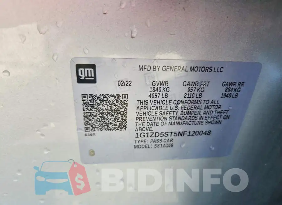 1G1ZD5ST5NF120048 Photo# 12