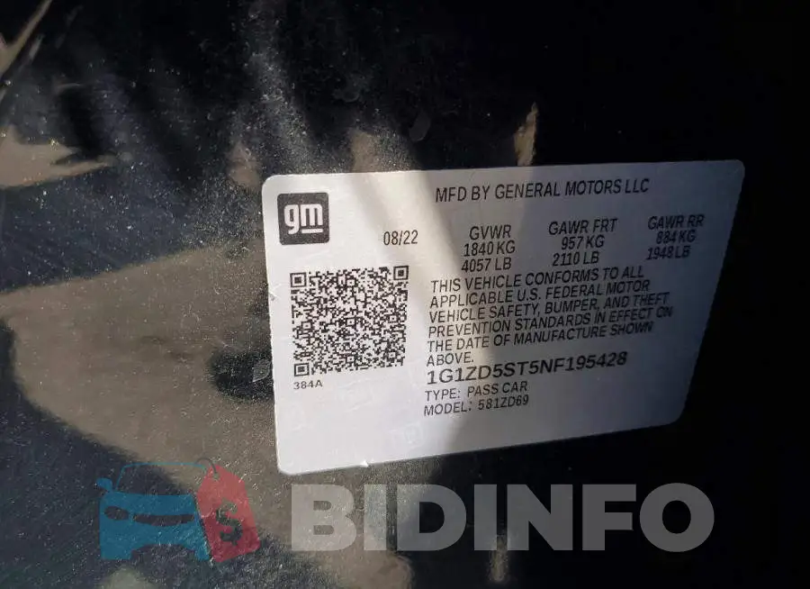 1G1ZD5ST5NF195428 Photo# 12