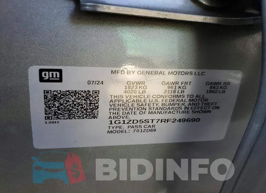 1G1ZD5ST7RF249690 Photo# 13
