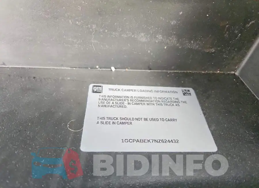 1GCPABEK7NZ624432 Photo# 12