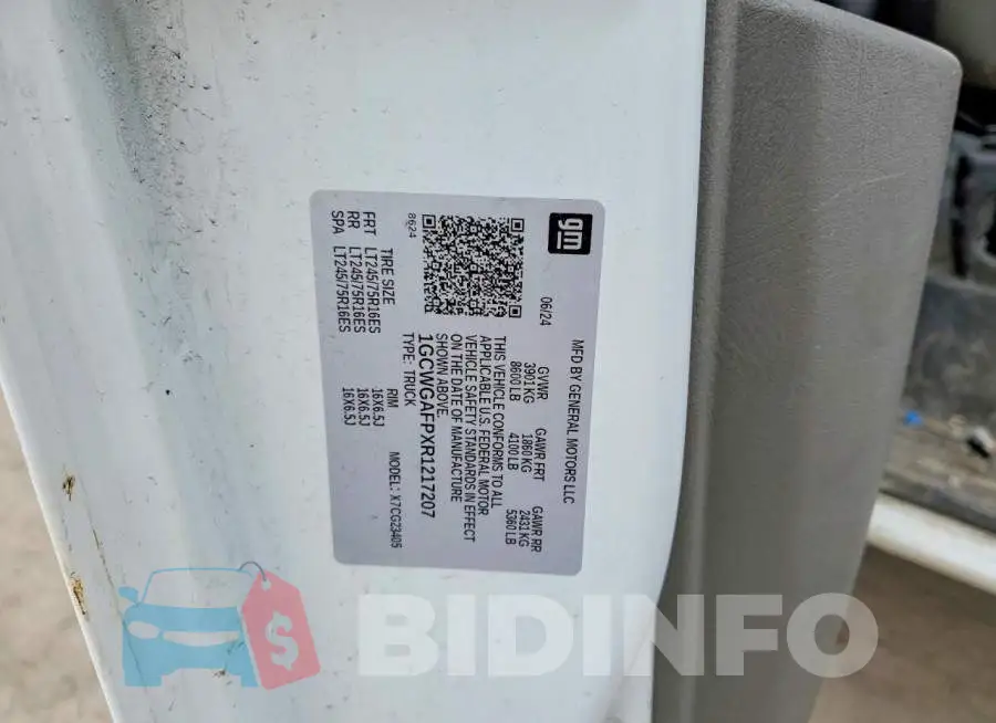 1GCWGAFPXR1217207 Photo# 13