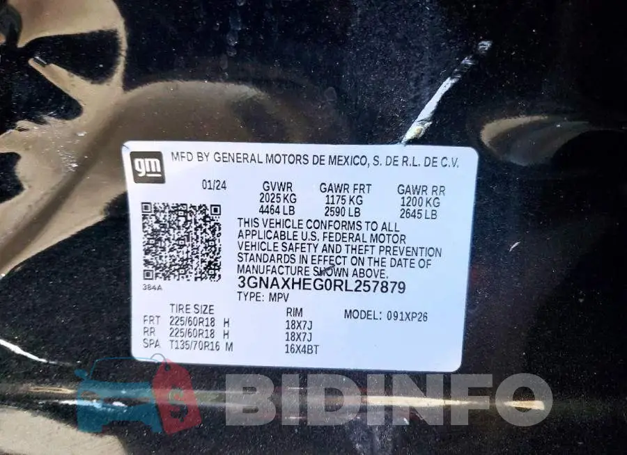 3GNAXHEG0RL257879 Photo# 13
