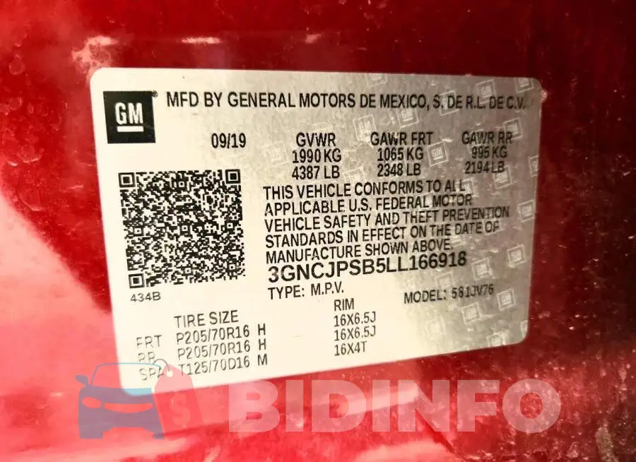 3GNCJPSB5LL166918 Photo# 13