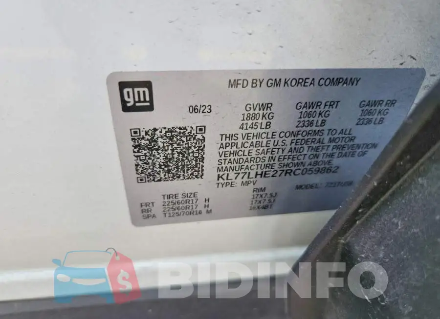 KL77LHE27RC059862 Photo# 13