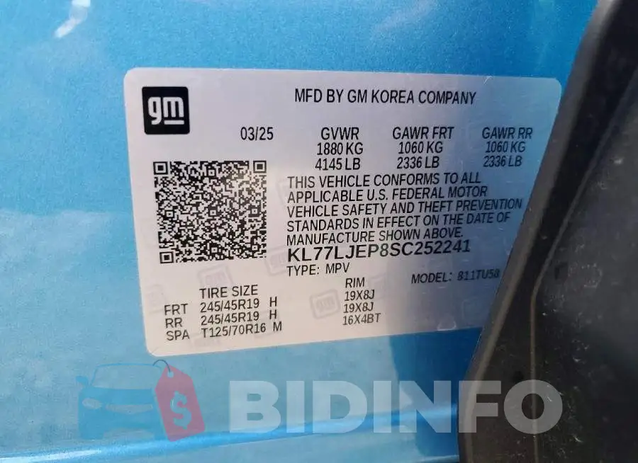 KL77LJEP8SC252241 Photo# 14