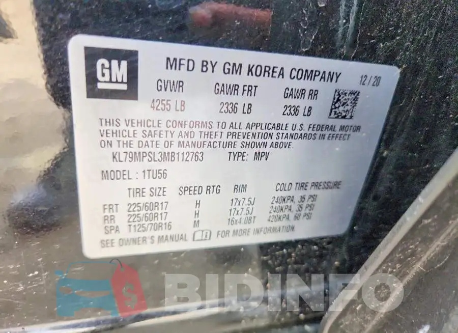 KL79MPSL3MB112763 Photo# 13