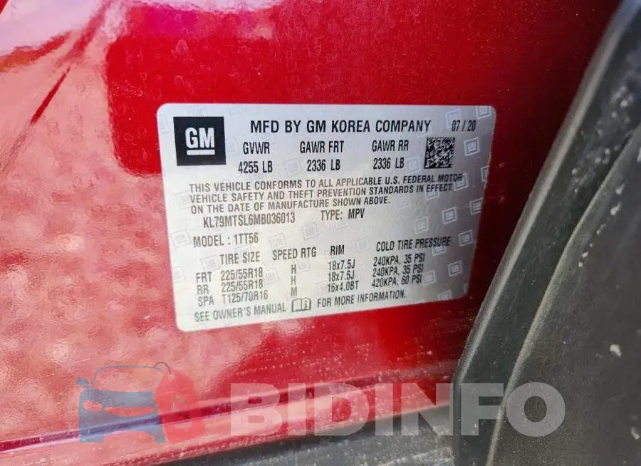 KL79MTSL6MB036013 Photo# 13