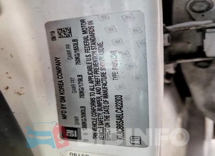 KL8CB6SA6LC422303 Photo# 12