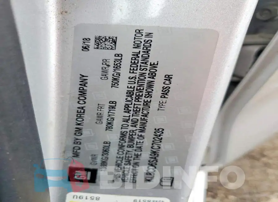KL8CD6SA9KC702435 Photo# 12