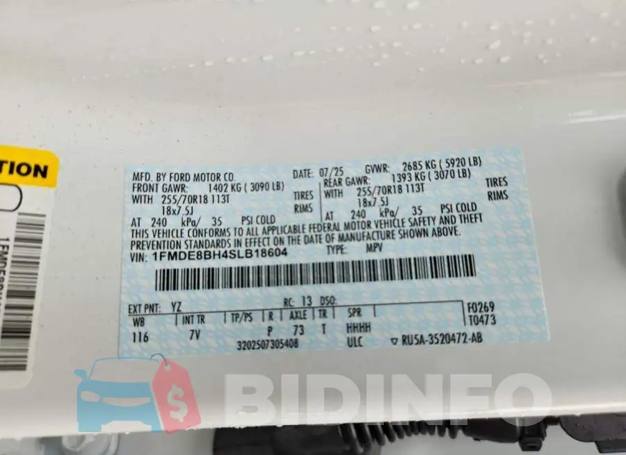 1FMDE8BH4SLB18604 Photo# 13