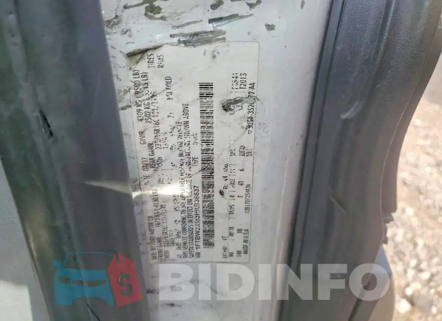1FTBW2XM3HKB38837 Photo# 13