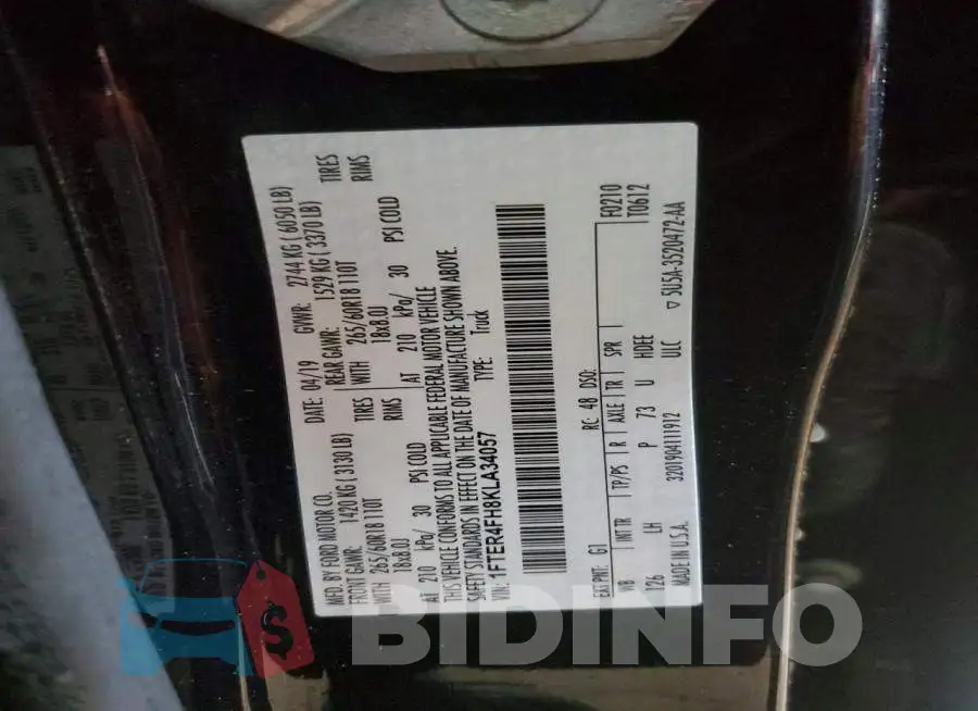 1FTER4FH8KLA34057 Photo# 12
