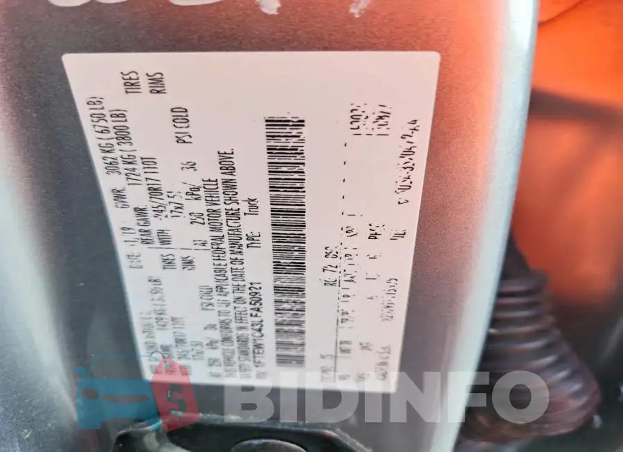 1FTEW1C43LFA50921 Photo# 13