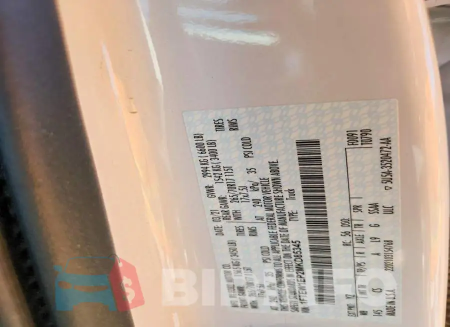 1FTEW1EP2MKD85345 Photo# 12