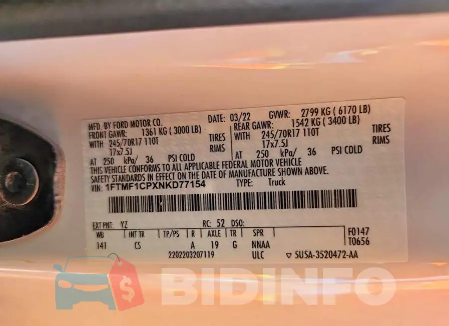 1FTMF1CPXNKD77154 Photo# 12
