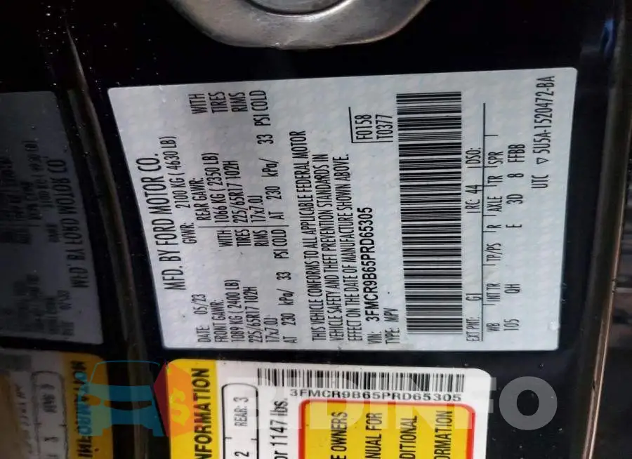 3FMCR9B65PRD65305 Photo# 13