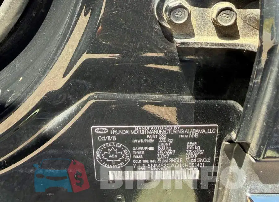5NMS2CAD1KH051421 Photo# 10