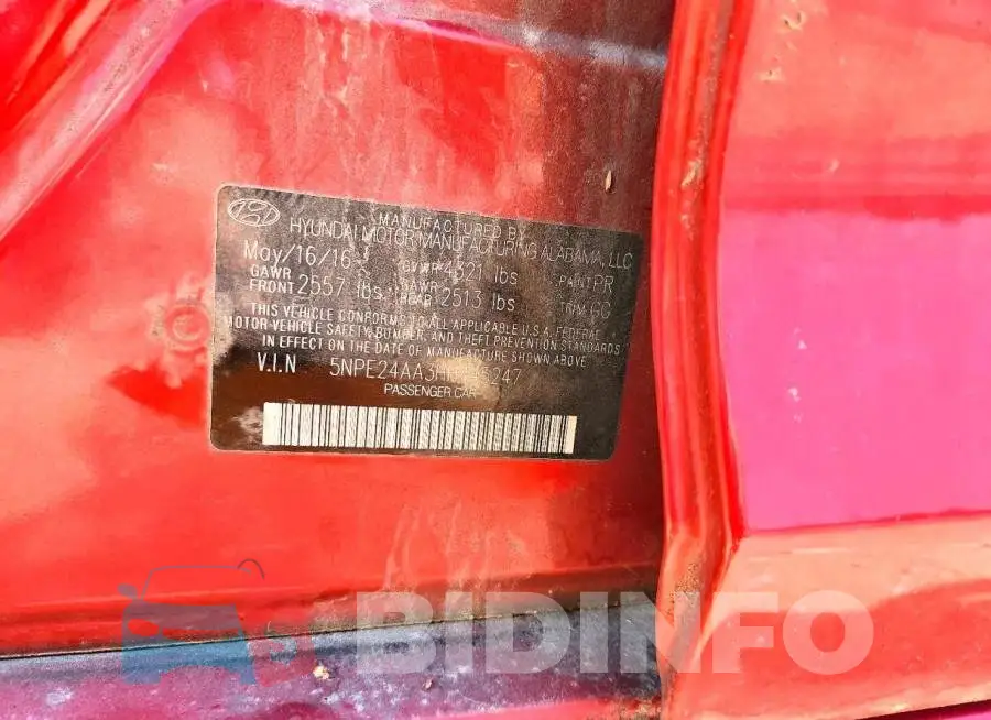 5NPE24AA3HH445247 Photo# 12