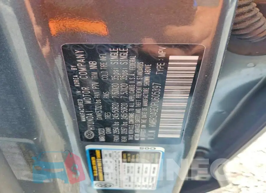 KM8R34GE0PU605397 Photo# 13