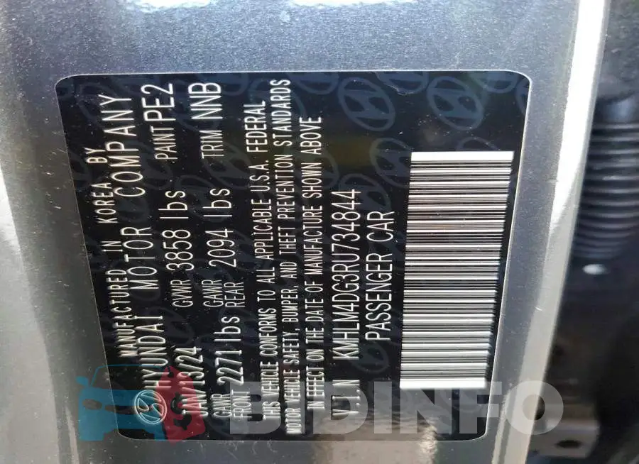 KMHLM4DG3RU734844 Photo# 12