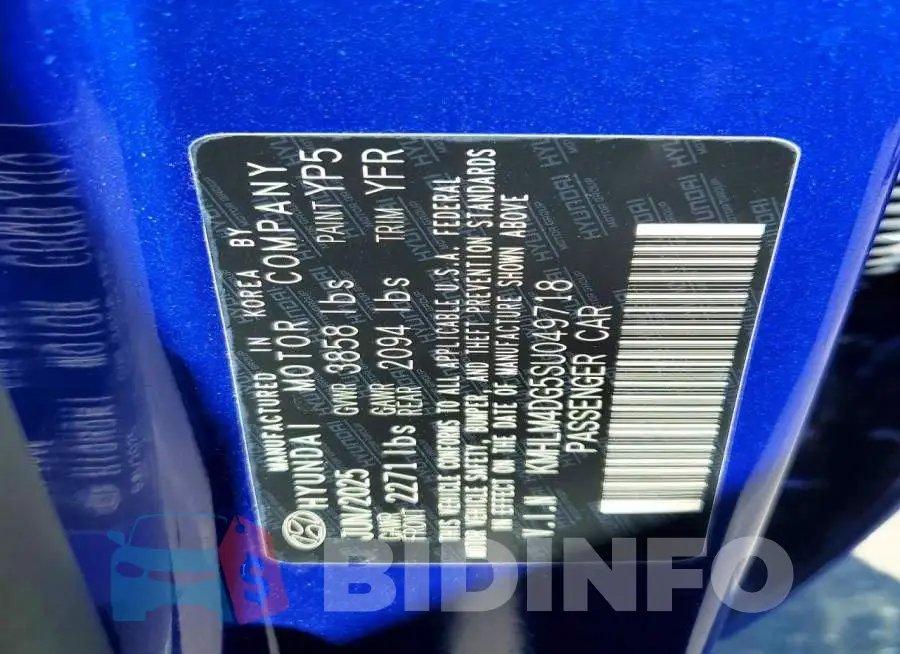 KMHLM4DG5SU049718 Photo# 12