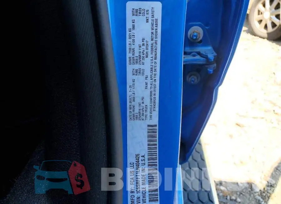 1C6SRFFT1LN404426 Photo# 12