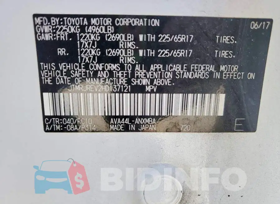 JTMRJREV2HD137121 Photo# 13