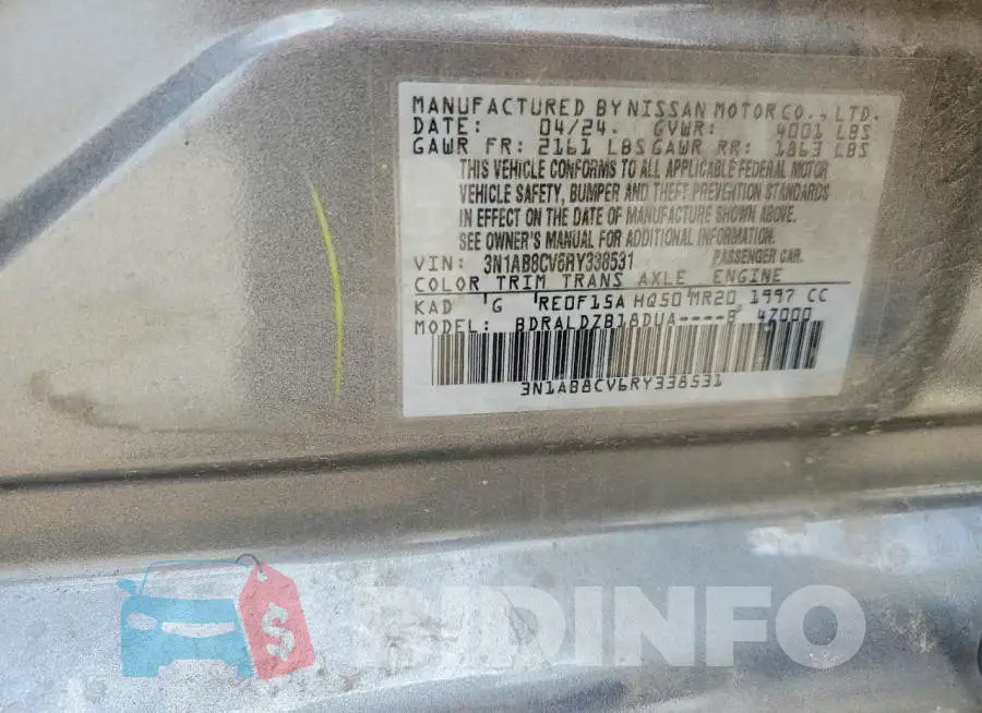 3N1AB8CV6RY338531 Photo# 12