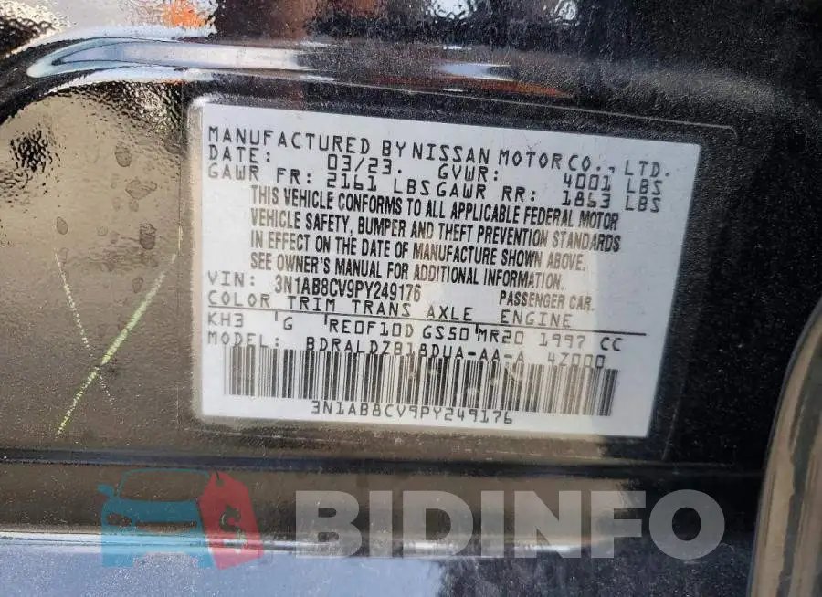 3N1AB8CV9PY249176 Photo# 13
