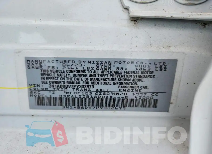 3N1AB8DV7PY302679 Photo# 12