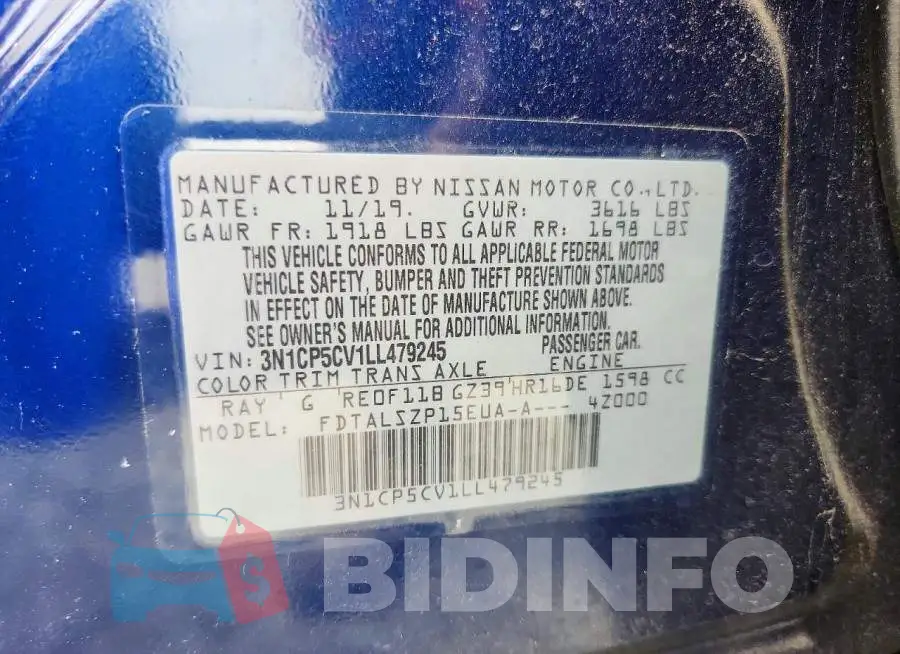 3N1CP5CV1LL479245 Photo# 13