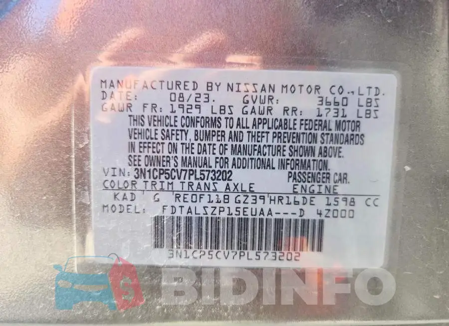 3N1CP5CV7PL573202 Photo# 12