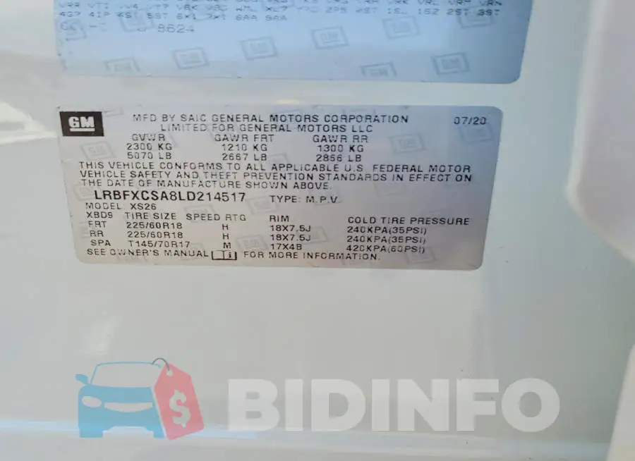 LRBFXCSA8LD214517 Photo# 13