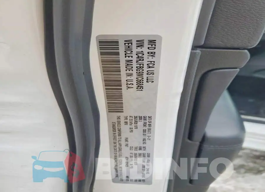 1C4RJFBG9MC668451 Photo# 13