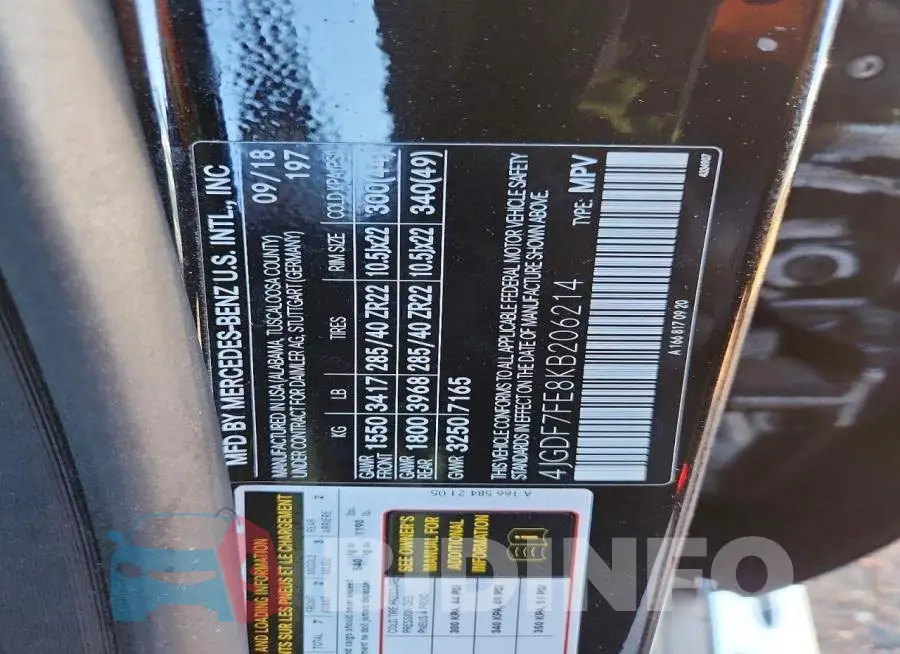 4JGDF7FE8KB206214 Photo# 14
