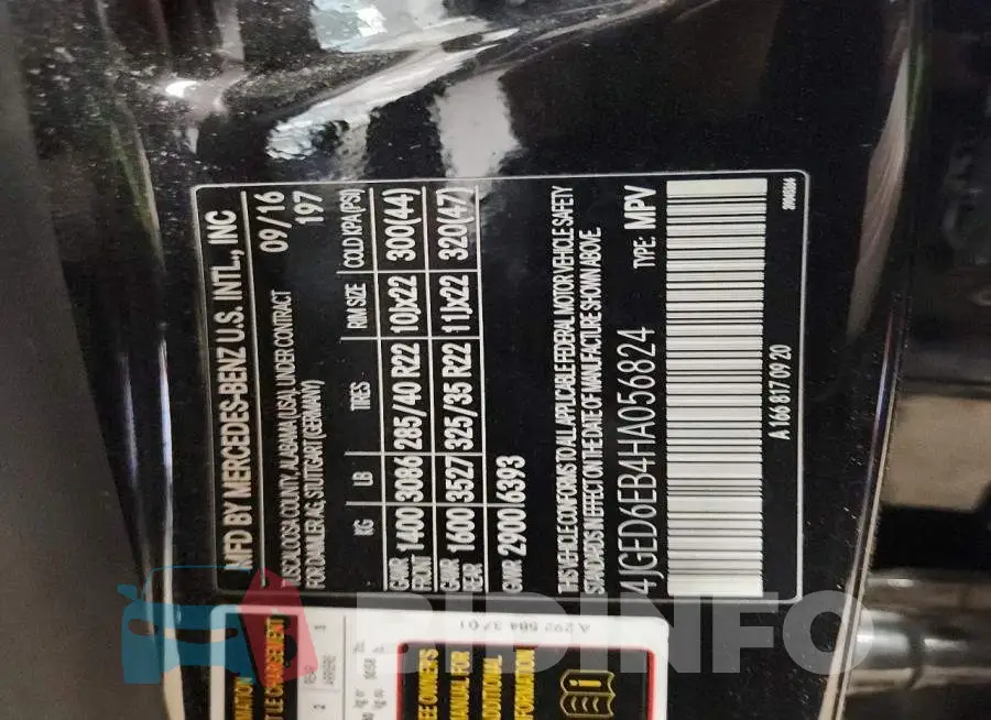 4JGED6EB4HA056824 Photo# 12