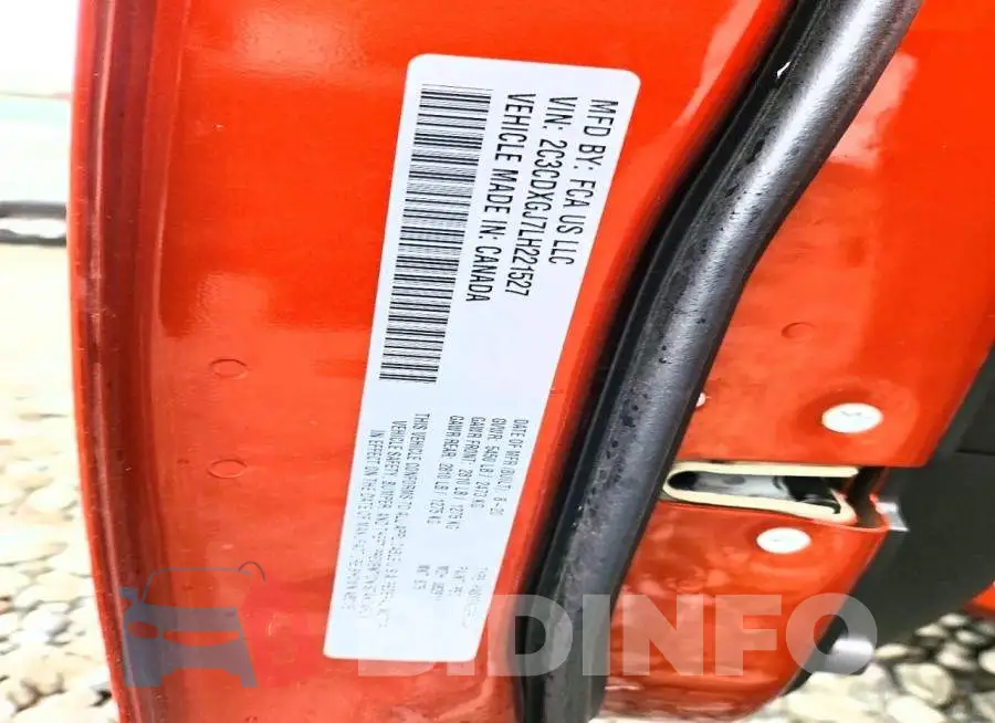 2C3CDXGJ7LH221527 Photo# 13