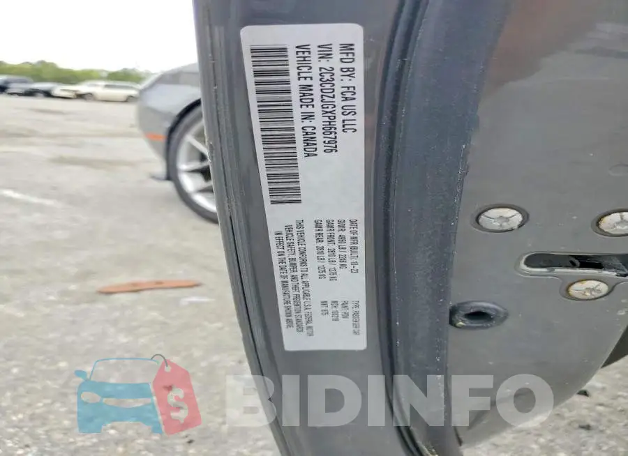 2C3CDZJGXPH667976 Photo# 12