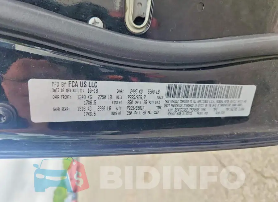 3C4PDCAB2JT524565 Photo# 13