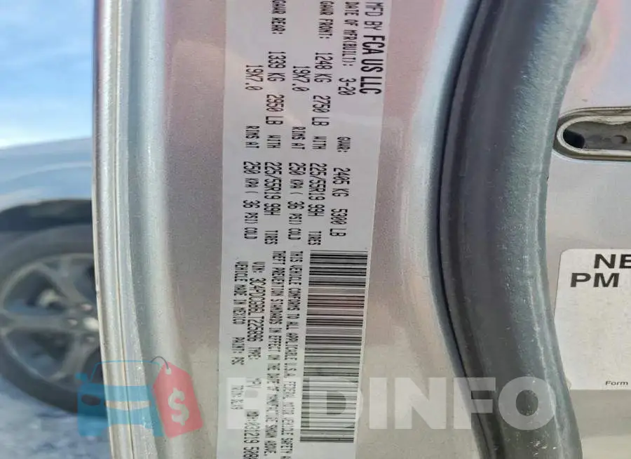 3C4PDCGB6LT225896 Photo# 13