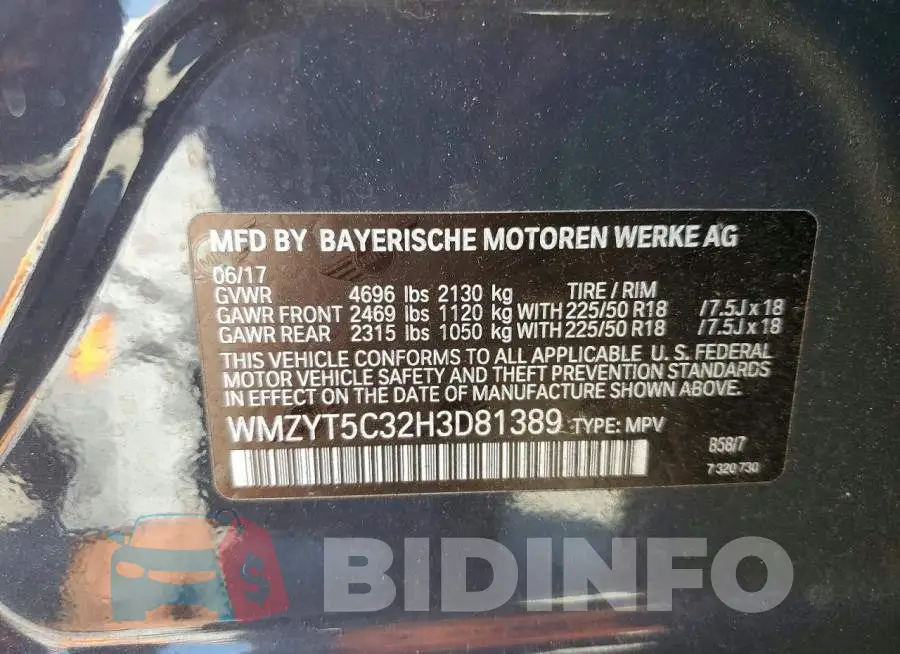 WMZYT5C32H3D81389 Photo# 13