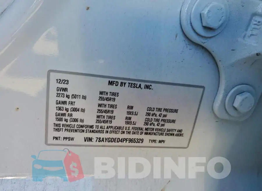 7SAYGDED4PF965329 Photo# 13