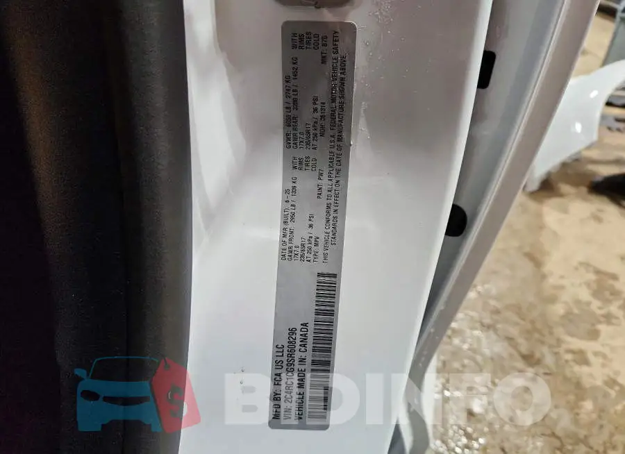 2C4RC1CG9SR608296 Photo# 14