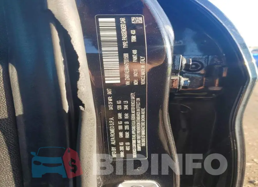 ZARFAEBN4H7551568 Photo# 12