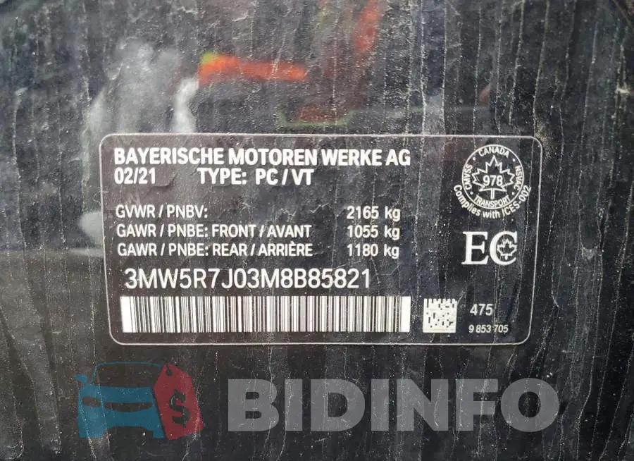 3MW5R7J03M8B85821 Photo# 13