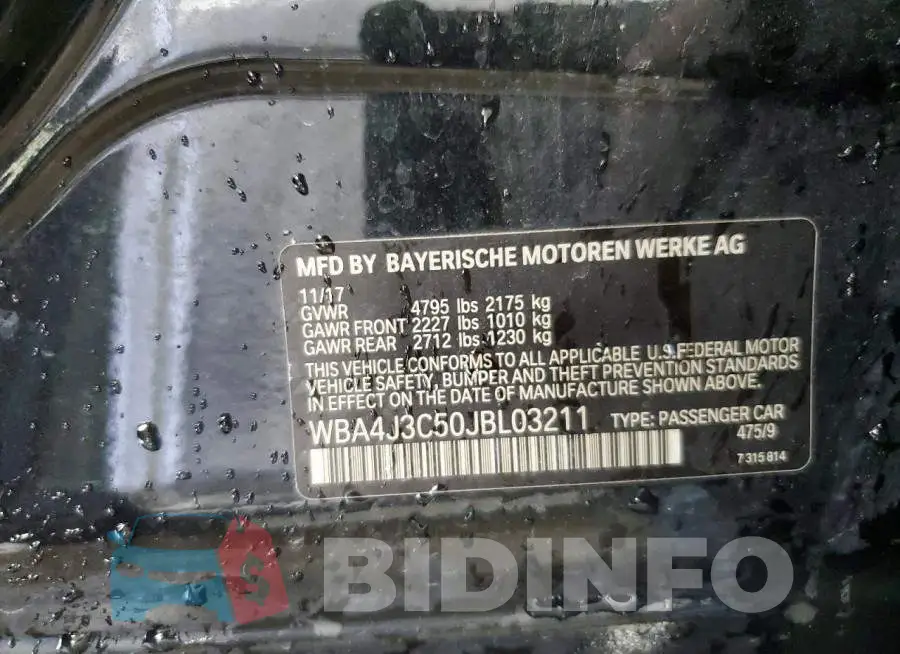 WBA4J3C50JBL03211 Photo# 12